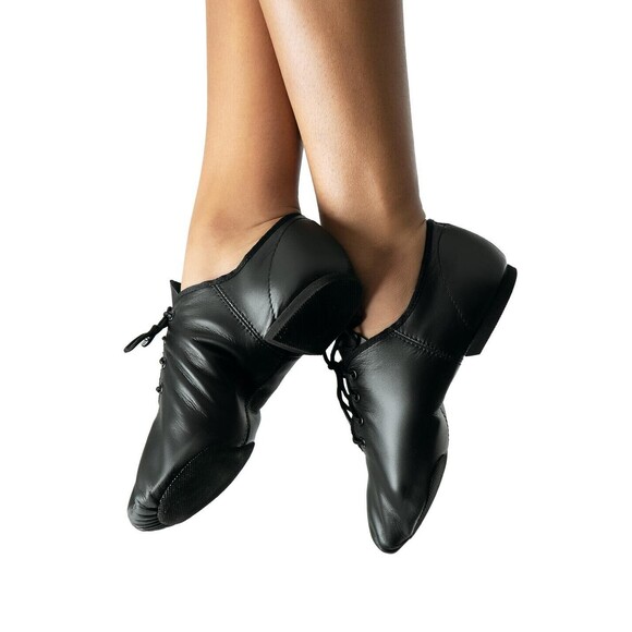 NEW IN BOX Capezio E Series EJ1C  Size 1.5 M Youth Kids Black Slip On Jazz Shoe - Picture 3 of 6